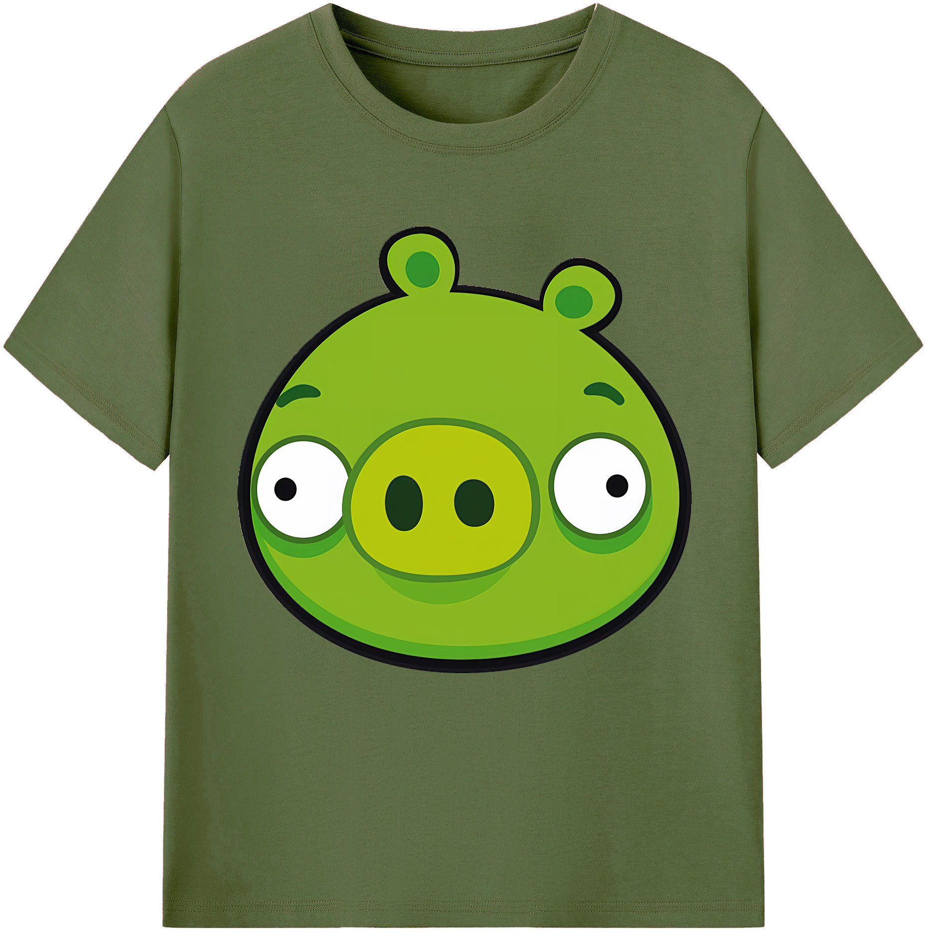 （画像用） Angry Birds アングリーバード 綿100％半袖Tシャツ（フロントプリント）